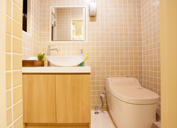 トイレもこまめにに清掃